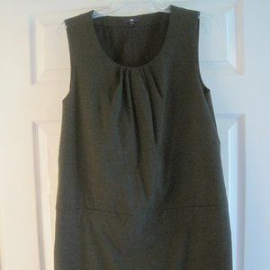 GAP DARK GRAY SLEEVELESS DRESS 14 $69.95 NWOT